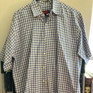 Mens Austin Reed London Short Sleeve Button Down Shirt